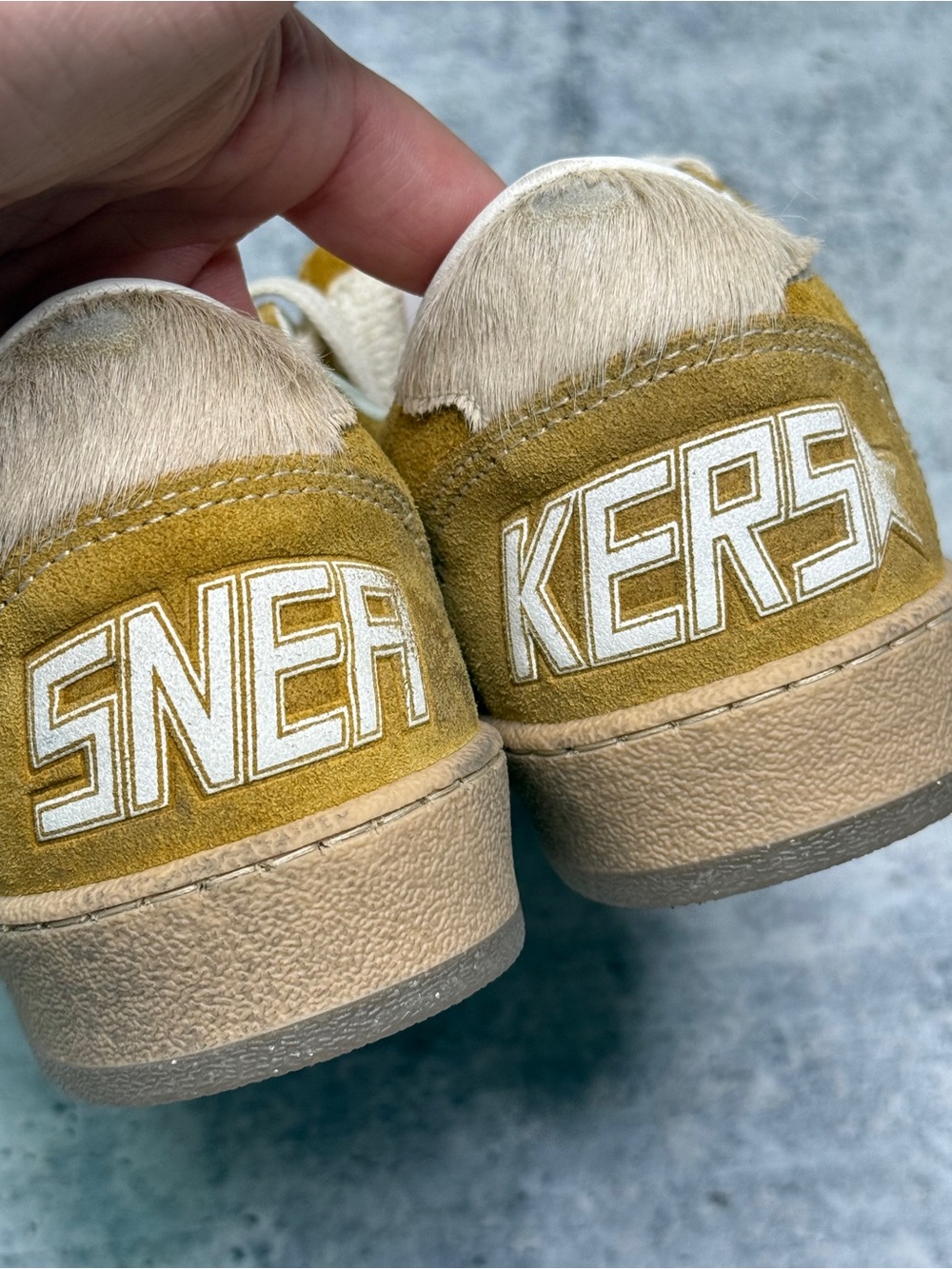 Golden Goose Ball Star Ocre Suede 36 - Picture 6 of 10